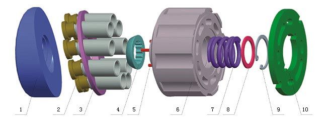 Hidrolik Pompalar ve Motorlar YC35-6 Salıncak Motor